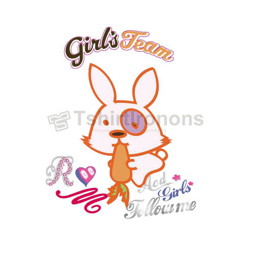 Rabbit T-shirts Iron On Transfers N6901 - Click Image to Close